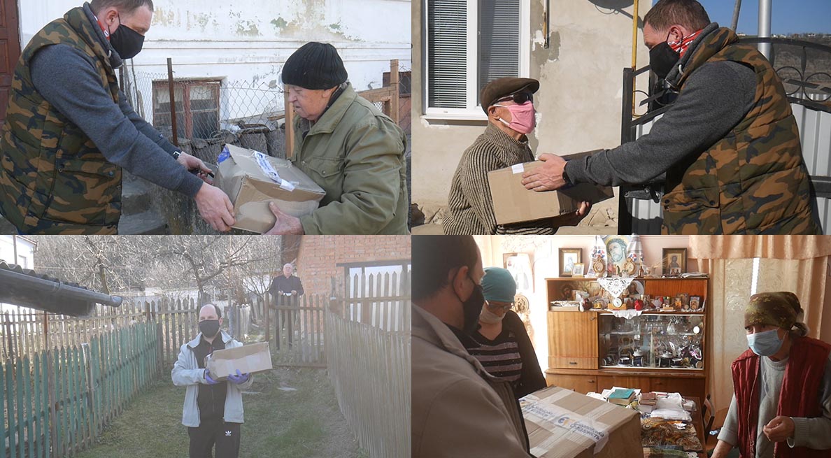 На Заставнівщині пенсіонерам роздали продуктові набори від фонду Порошенка