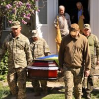 Сокирянська громада провела в останню дорогу загиблого  Семеновича Боднарюка