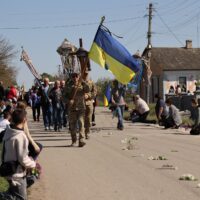 Сокирянська громада провела в останню дорогу загиблого  Семеновича Боднарюка