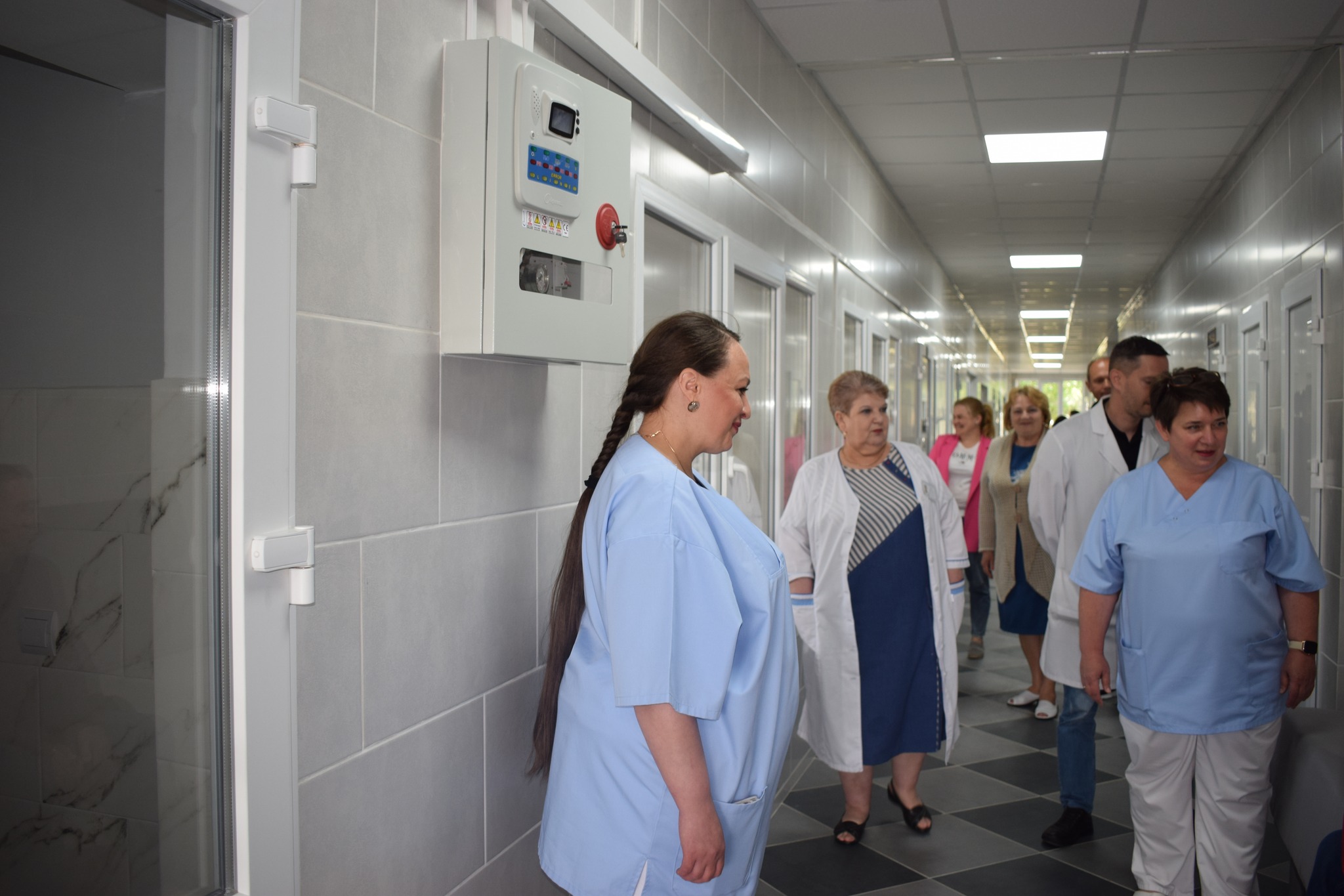 Керівництво міської ради ознайомилося з результатами проведених ремонтних робіт на першому поверсі інфекційного відділення Сокирянської лікарні