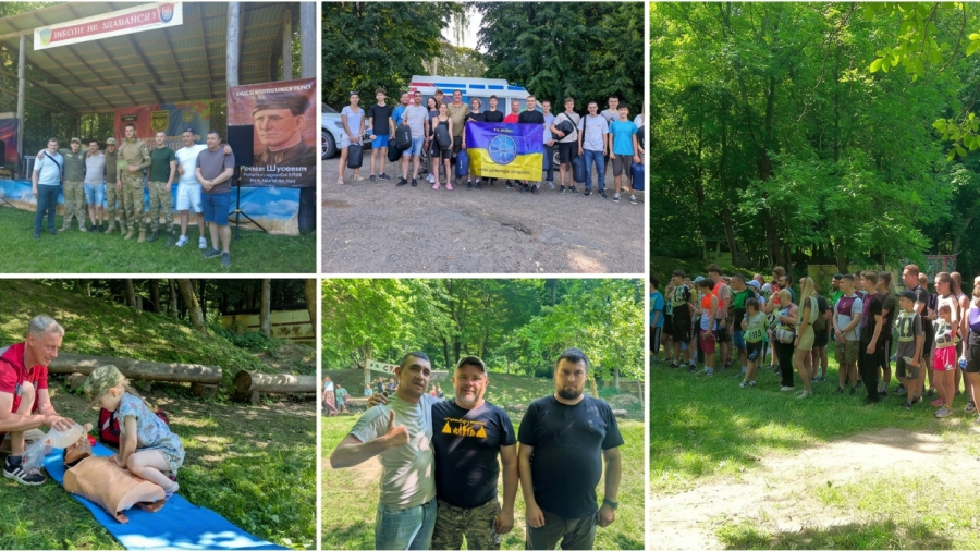 Добринівці прийняли масштабний патріотичний захід Стежка Шухевича